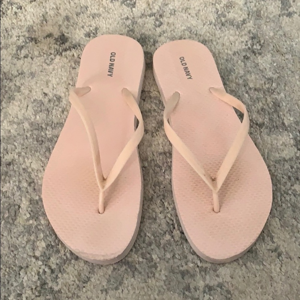 Pink old navy flip flops